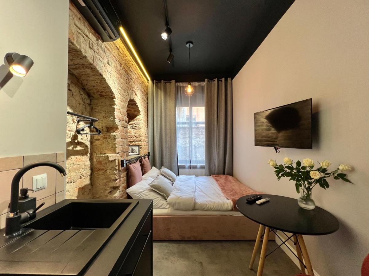 Pudrowy Apartament Old Town Design Torun Exterior foto